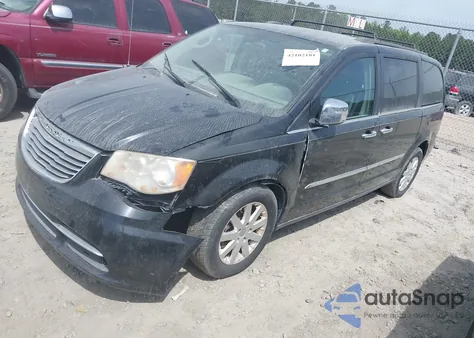 2012 Chrysler Town & Country Touring-L z USA, uszkodzony, nr VIN 2C4RC1CG8CR376842